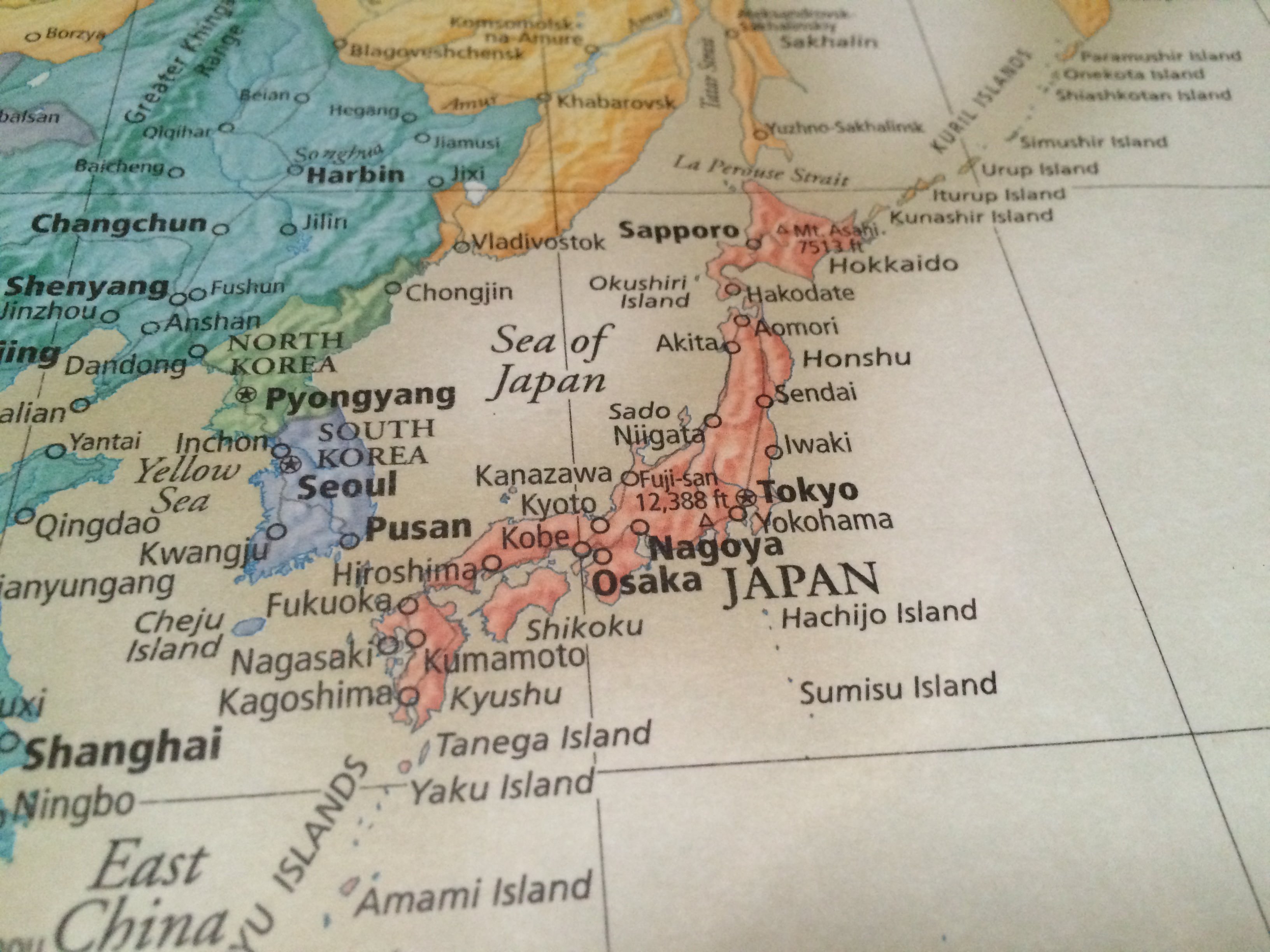 Rand Mcnally World Map 日本