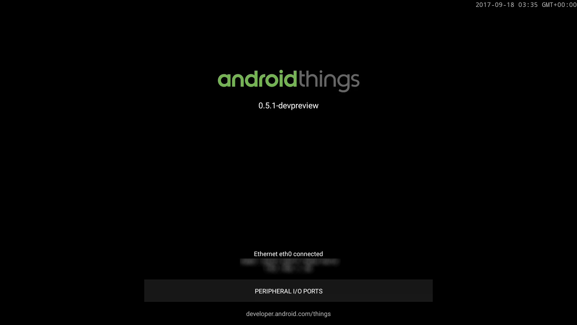 Android Things v0.5.1 devpreview